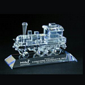 Crystal Steam Locomotive w/ Base